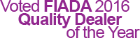 FIADA 2016 Quality Dealer of the year badge