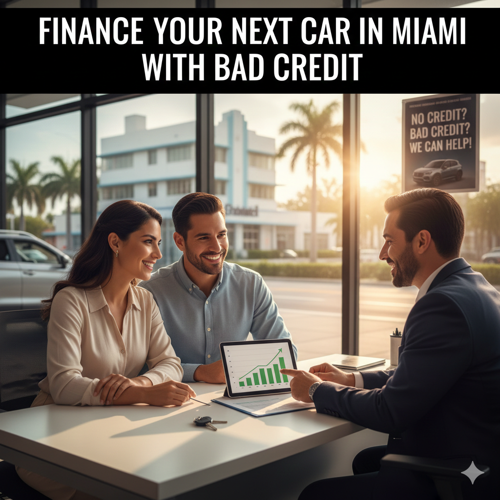 Finance Your Next Car in Miami with Bad Credit