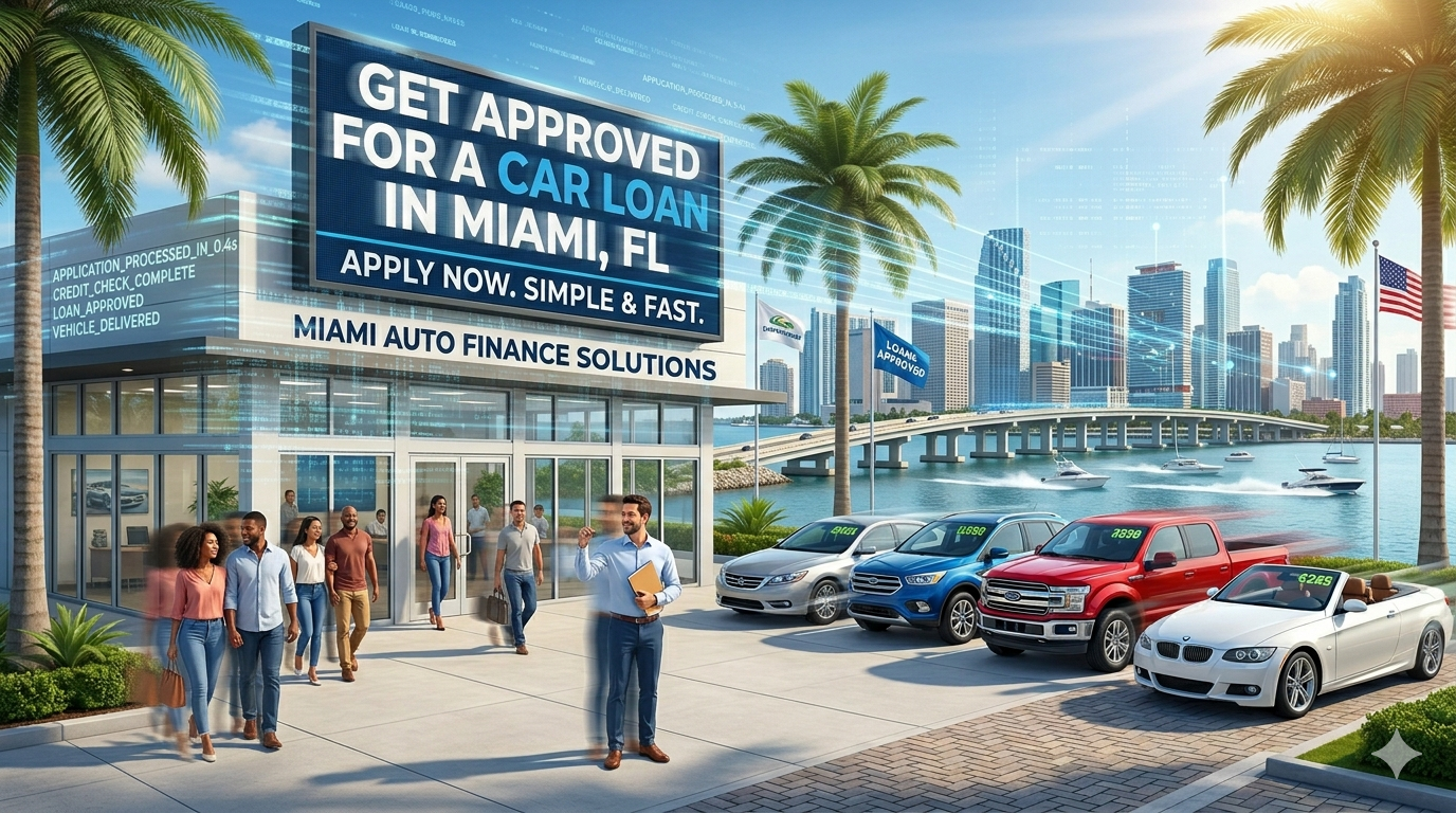 used car loan in miami fl - bad credit financing