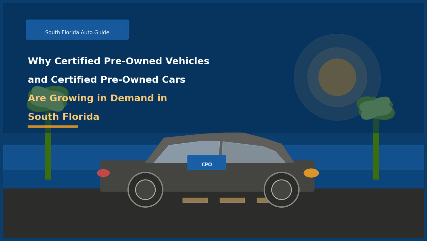 Certified Pre-Owned Cars Are Growing in Demand in South Florida