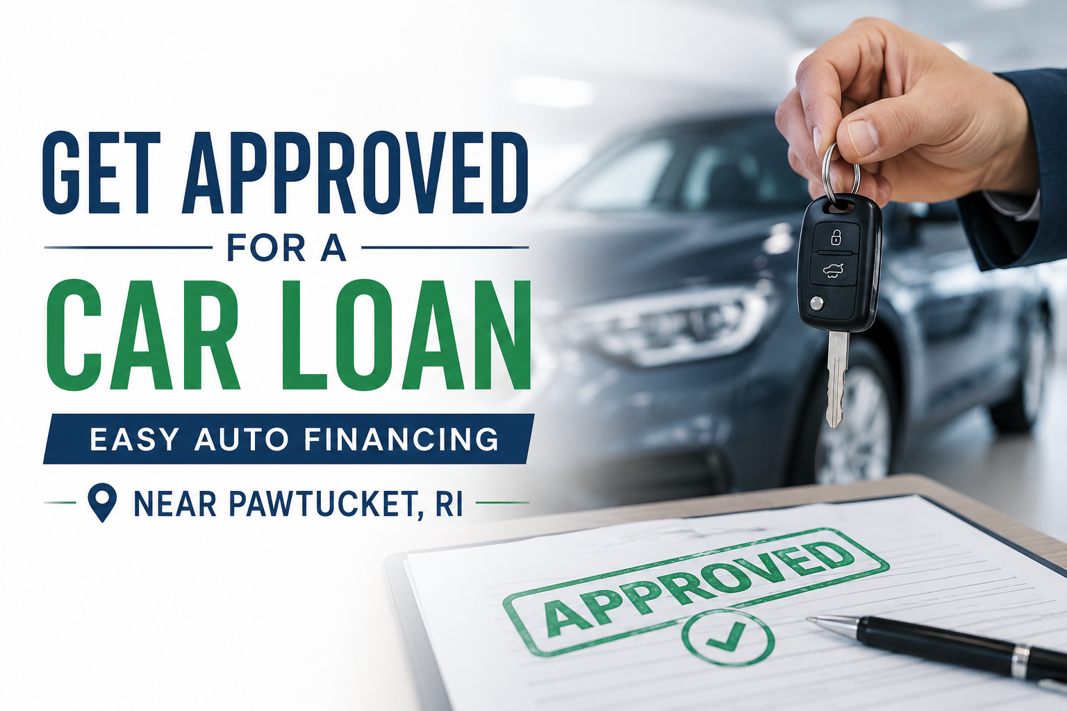 Get Approved for a Car Loan: Easy Auto Financing Near Pawtucket, RI