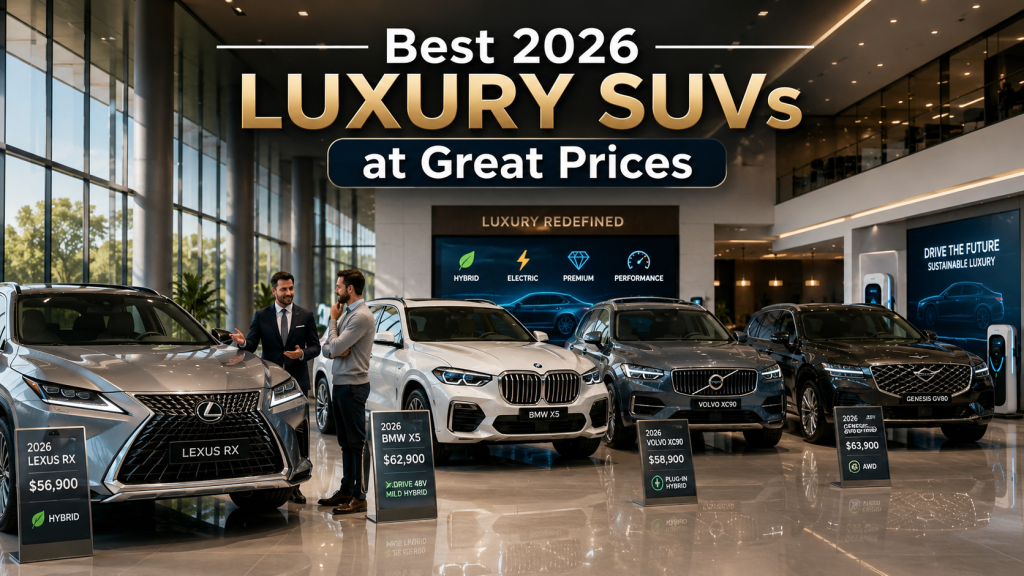Best 2026 Luxury SUVs at Great Prices
