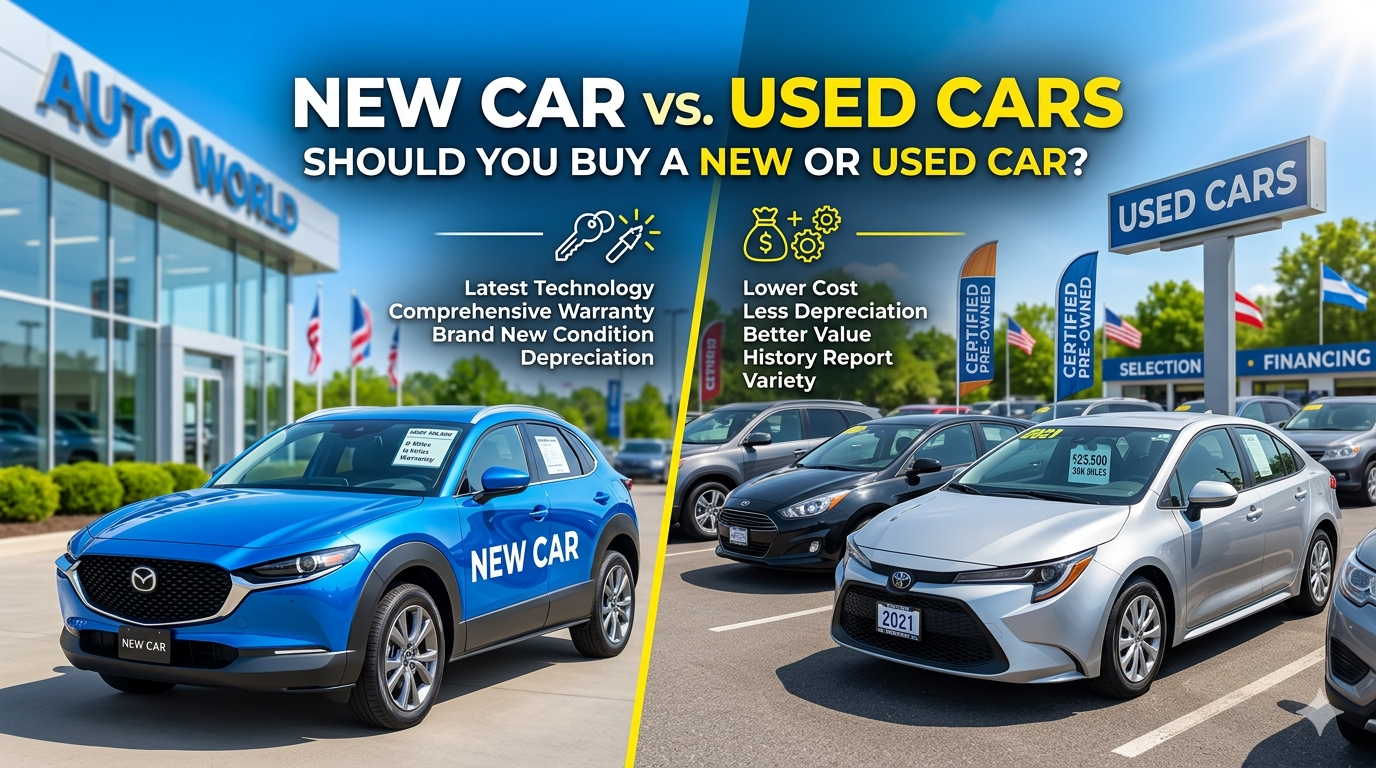 New Car vs. Used Cars: Should You Buy a New or Used Car?