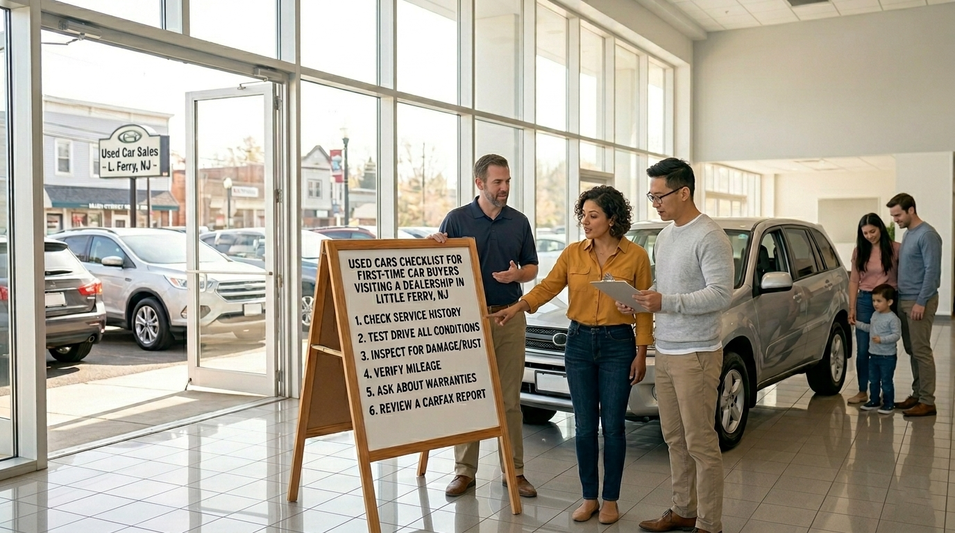 Used Cars Checklist for First-Time Car Buyers
