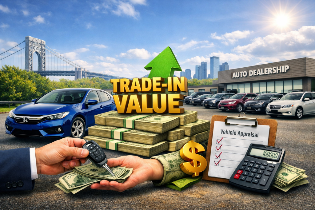 trade‑in value for used cars in Bergen County