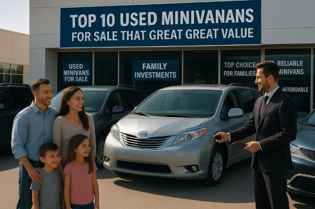Top 10 Used Minivans for Sale That Offer Great Value