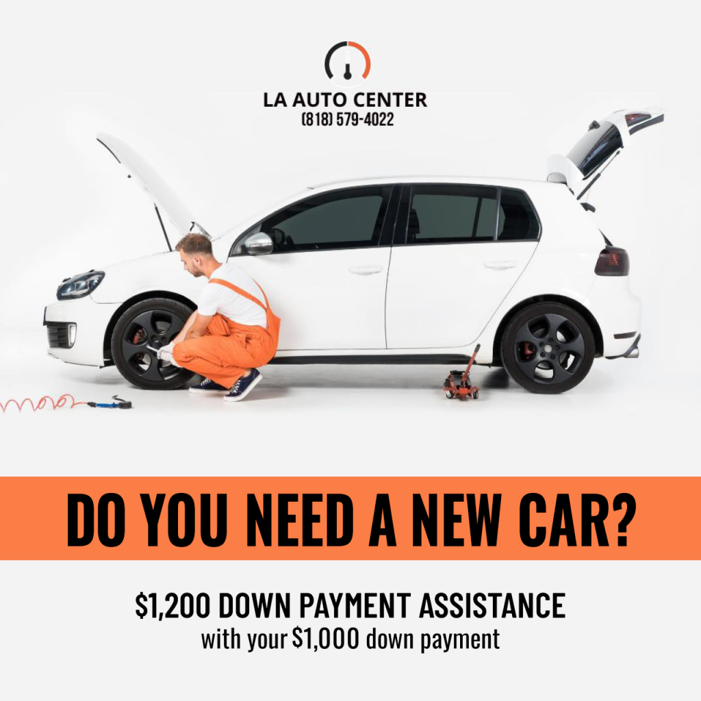 LA Auto Center LLC is offering down payment assistance