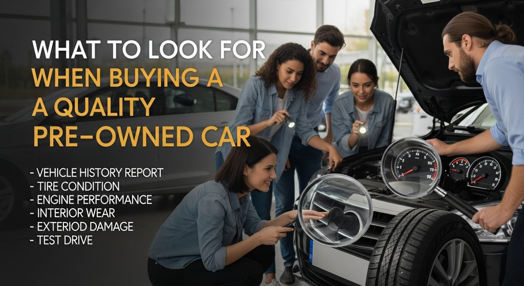 What to Look for When Buying a Quality Pre-Owned Car