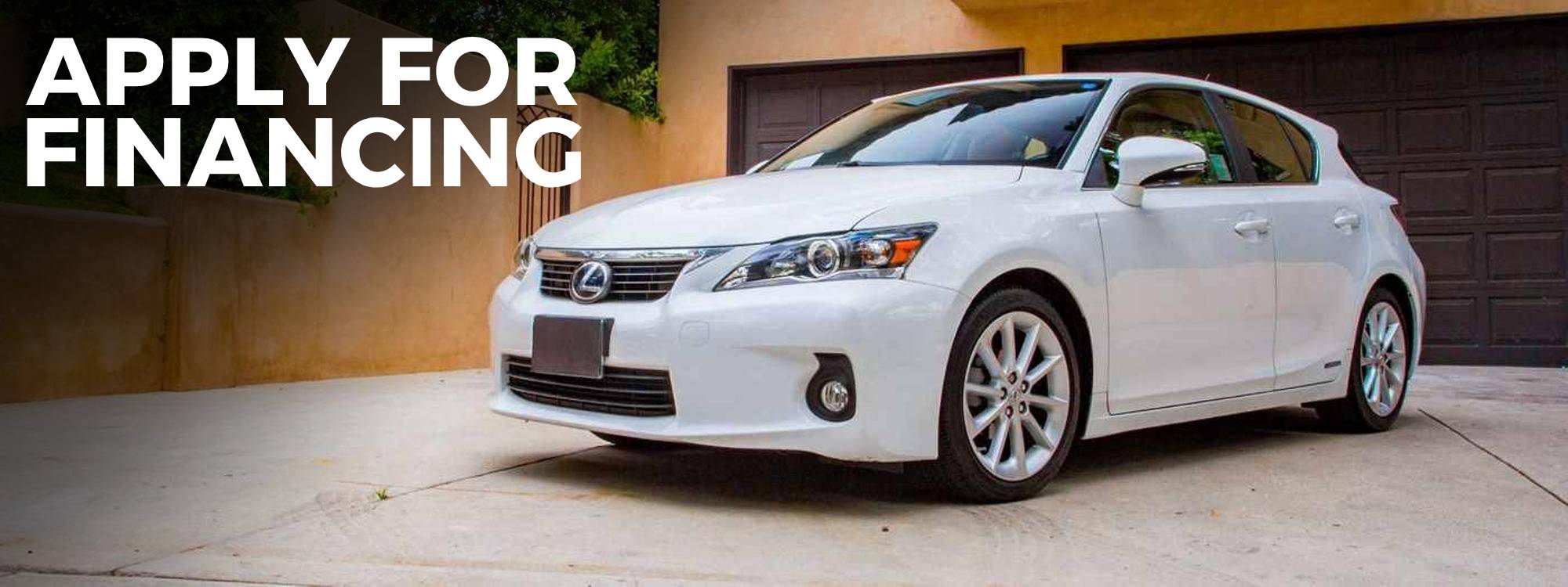 Slider image of Lexus car