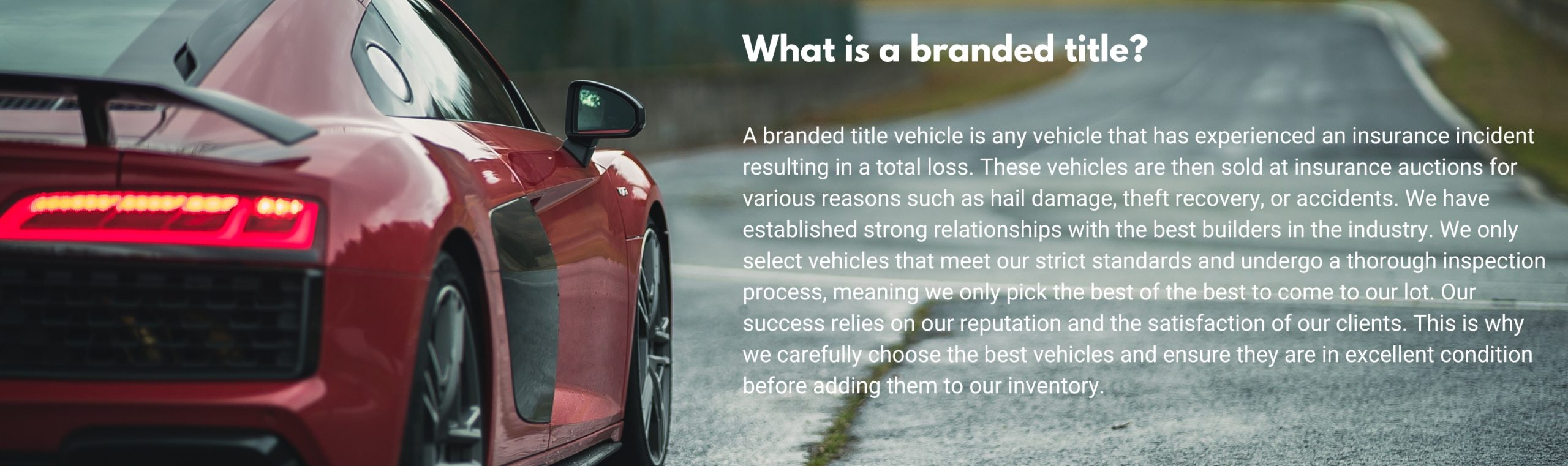 Branded Titles Summit Auto Sales