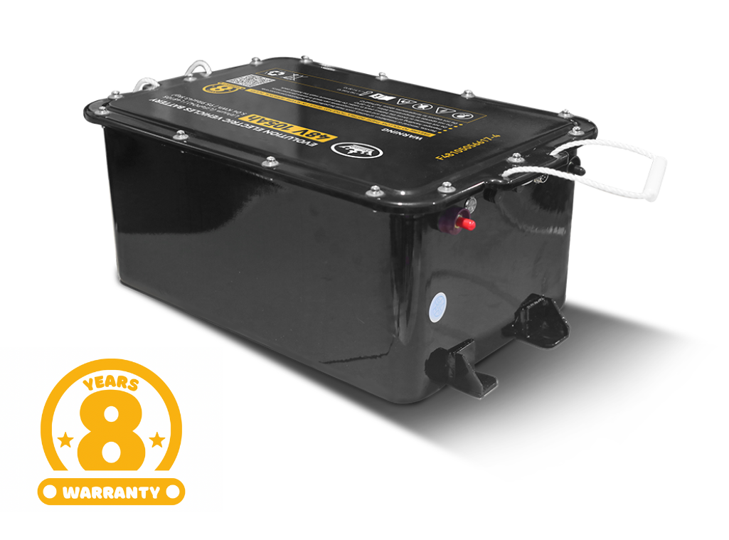 Lithium Battery image Experience peace of mind with our industry-leading 8-year warranty on lithium batteries. Power, longevity, and confidence.