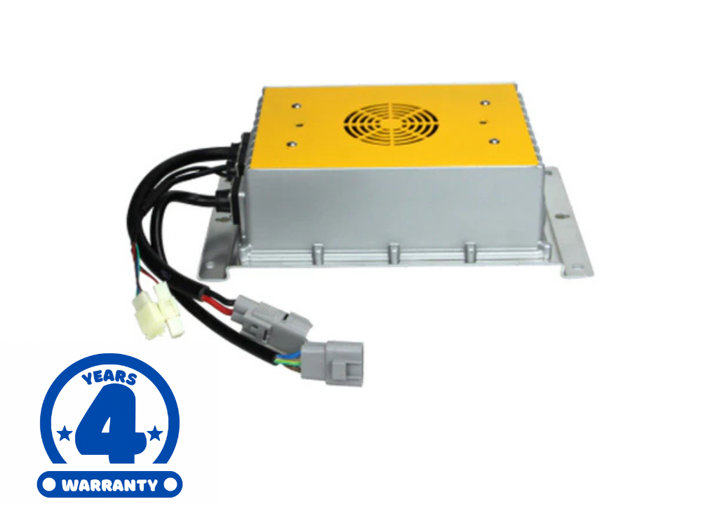 Evolution Charger image Your charger is backed by a 4-year warranty, providing a trusted and steady charge, time after time.