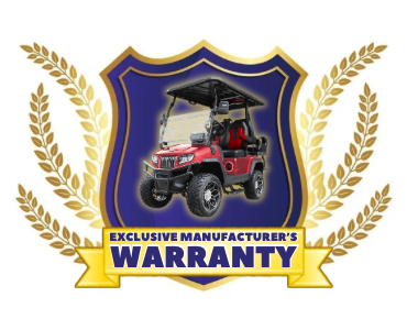 Manufacturer's Warranty image As an authorized dealer, we provide you with the exclusive manufacturer's warranty. This all-encompassing warranty covers every part of your cart, ensuring you're protected and supported in ways only we can offer.