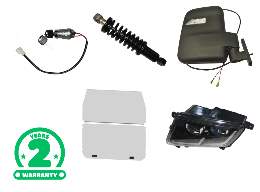 Parts Coverage image Enjoy a reliable two-year warranty on all cart parts—our assurance of quality in every detail.
