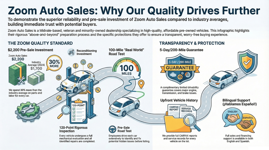 Zoom Auto Sales — Why Our Quality Drives Further