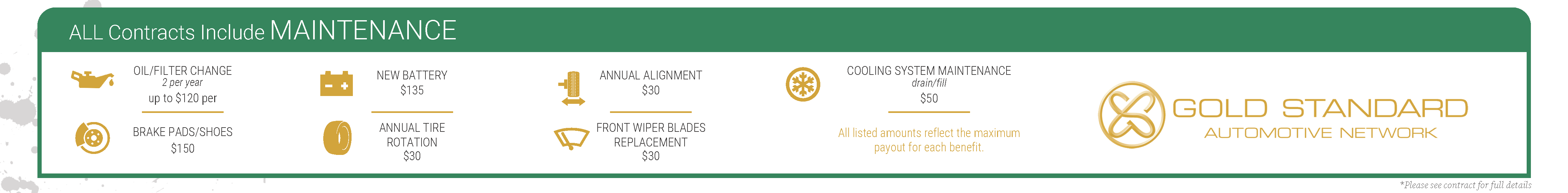 Gold Standard Warranty Maintenance 
