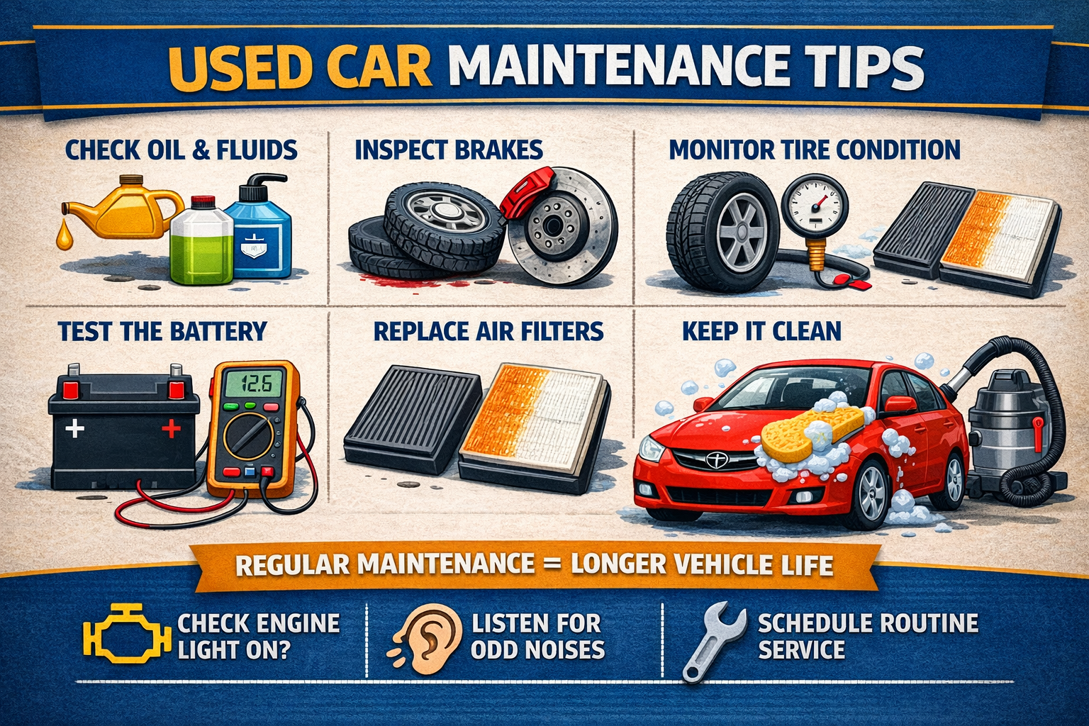 Used car maintenance guide