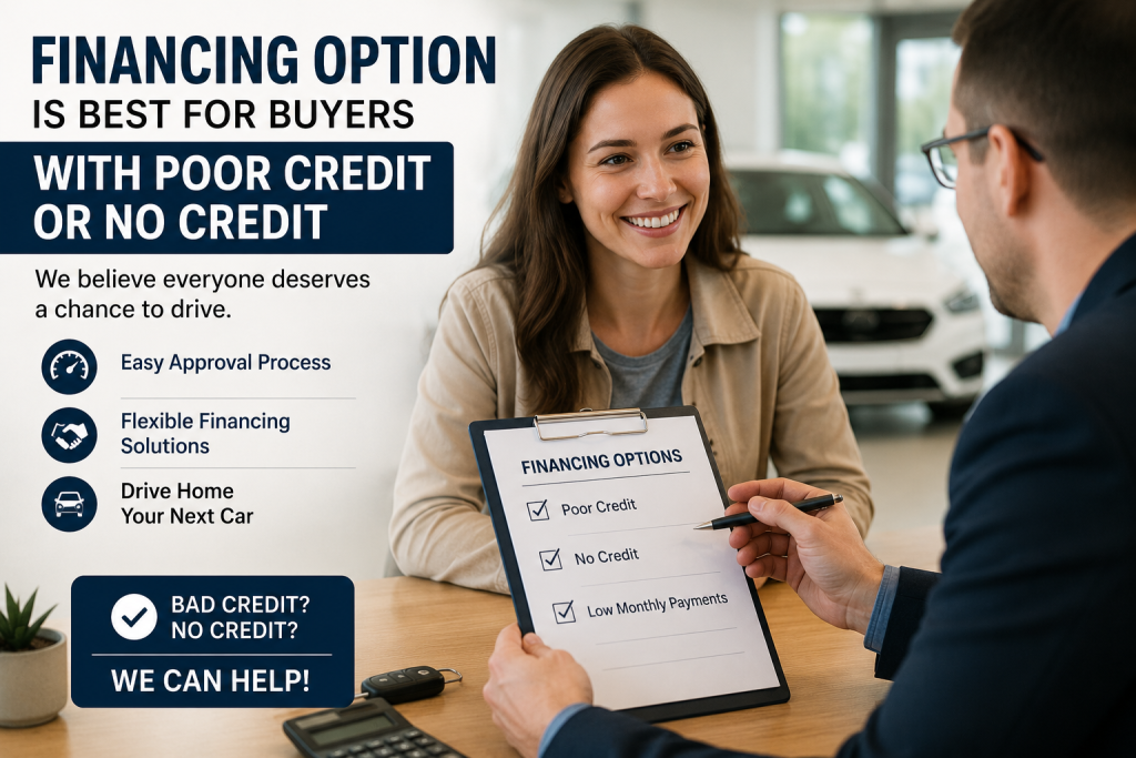 Financing with no credit