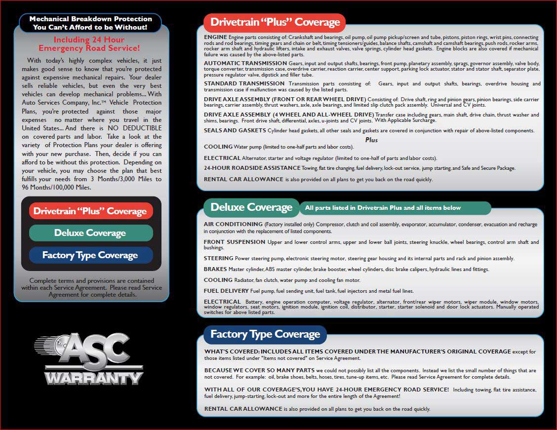 Warranty at Nelson Auto Sales - Used Car Dealership in Ridgeley, WV