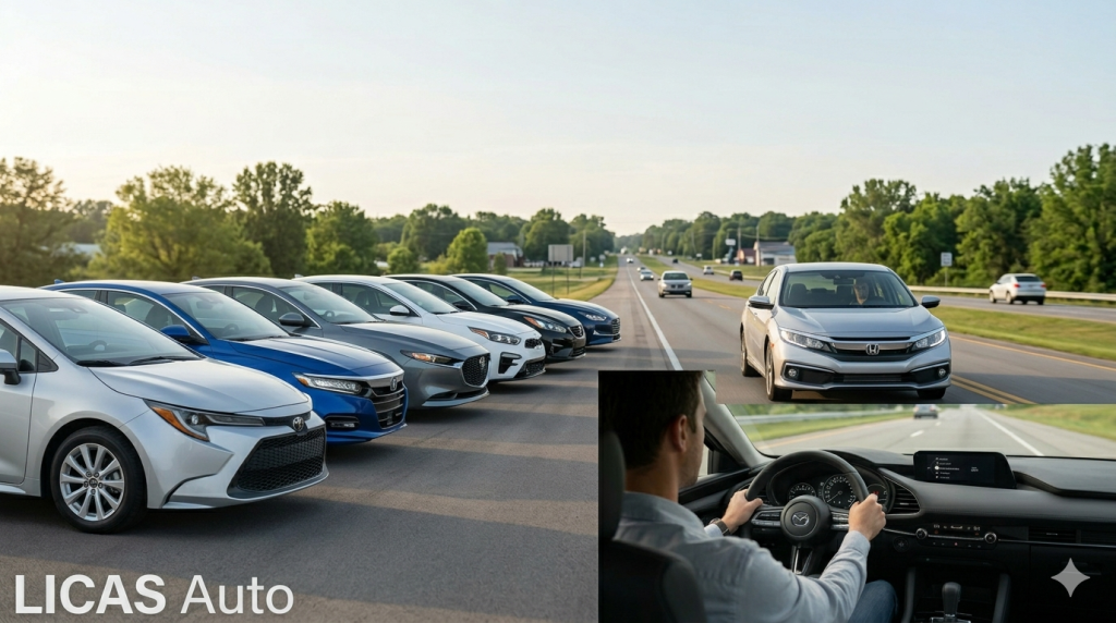 Best used sedans for daily commuters driving on a scenic Mid-Missouri