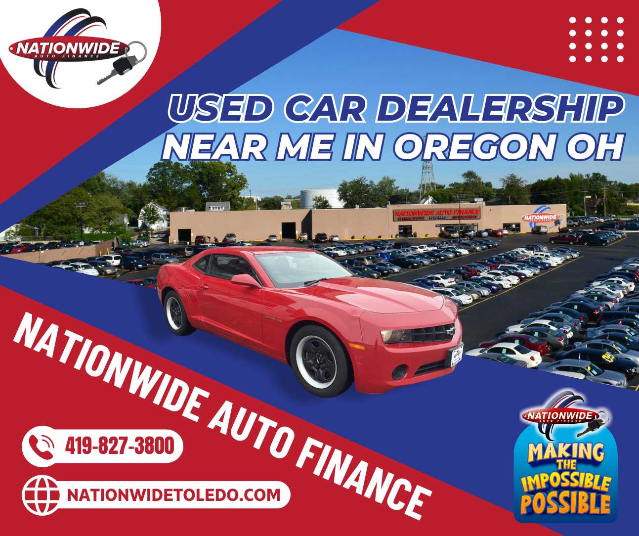 Used Car Dealership Near Me in Oregon OH - Used Car Dealer - Nationwide Auto Finance
