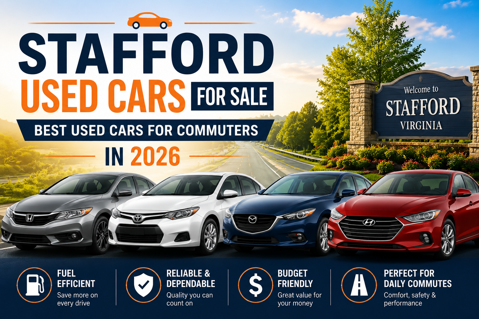 Stafford used cars for sale with a lineup of reliable sedans