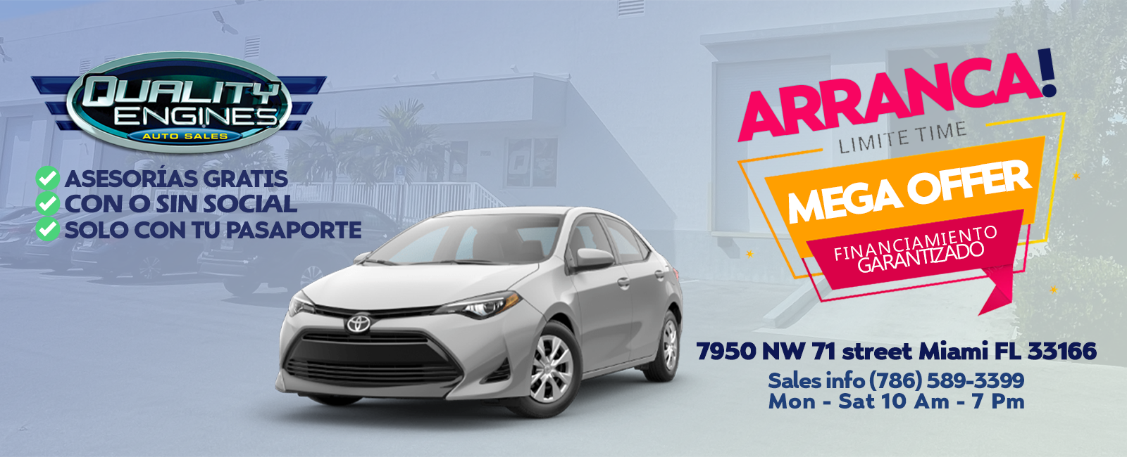 Used Car Dealership in Miami, FL Quality Engines Auto Sales LLC