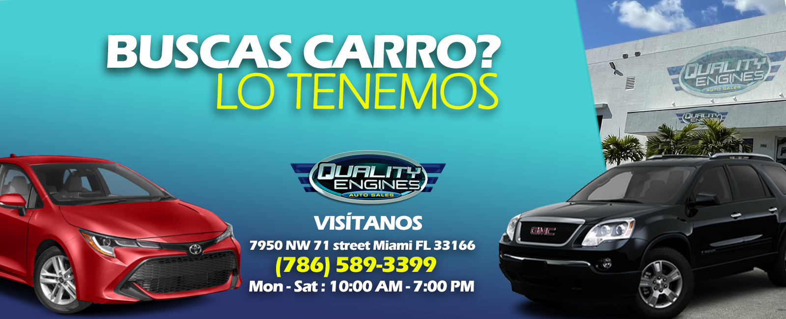 Used Car Dealership in Maimi, FL Quality Engines Auto Sales LLC