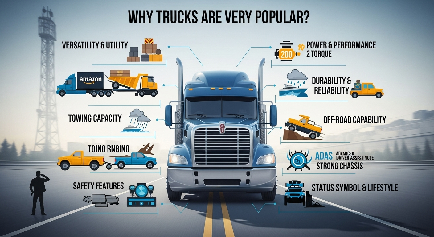 Why Trucks Are Very Popular in America