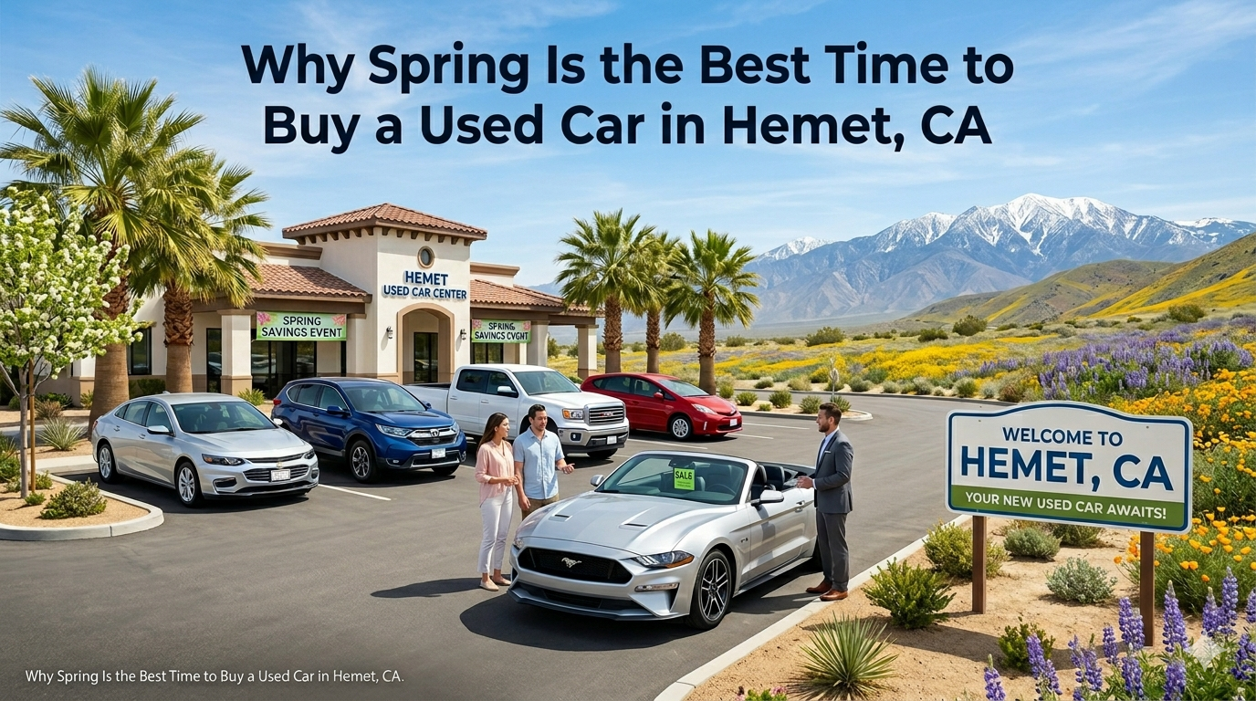 Why Spring Is the Best Time to Buy a Used Car in Hemet