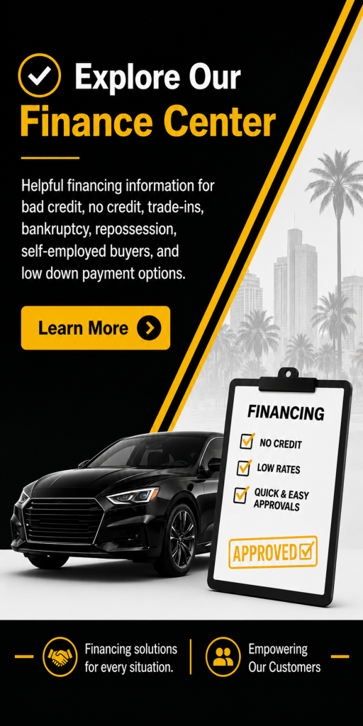 Finance center vdp banner