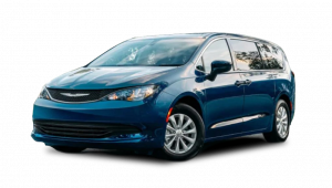 Blue Chrysler Minivan