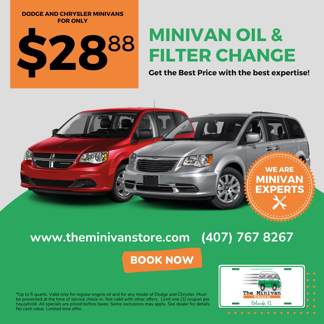 Minivan Oil & Filter Change
