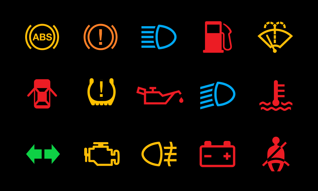 Warning Lights In Your Car Dashboard
