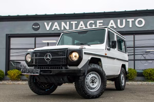 Restored white Mercedes-Benz G-Class