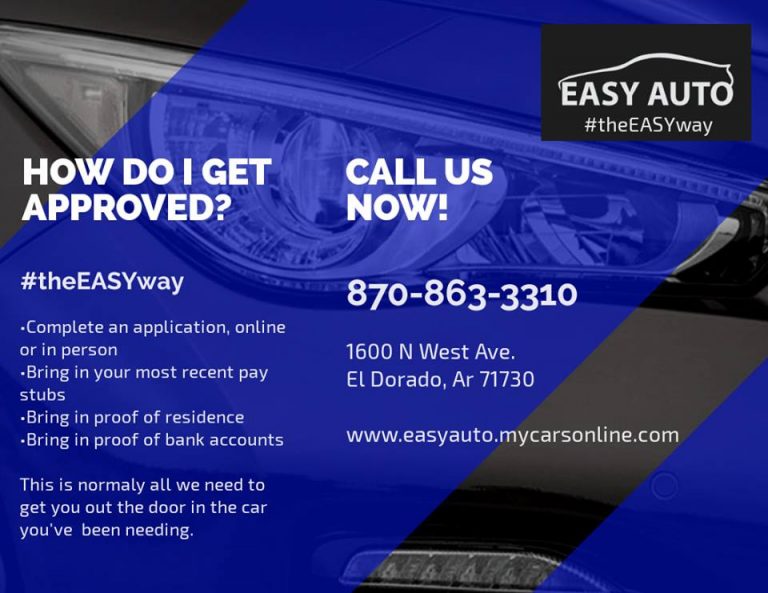 Get Approved Now! Easy Auto LLC