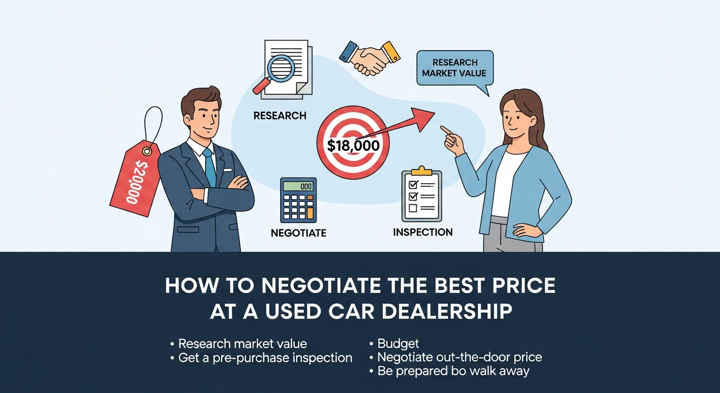 Know Before You Negotiate at a Used Car Dealership