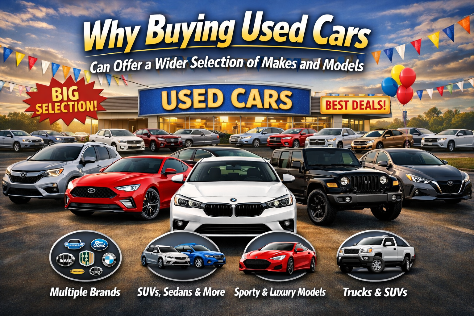 Buying Used Cars: A Wider Selection of Makes and Models