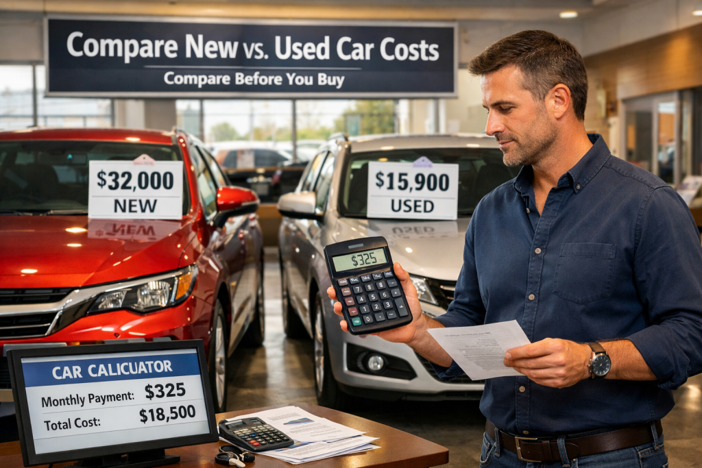 Compare New and Used Car Cost