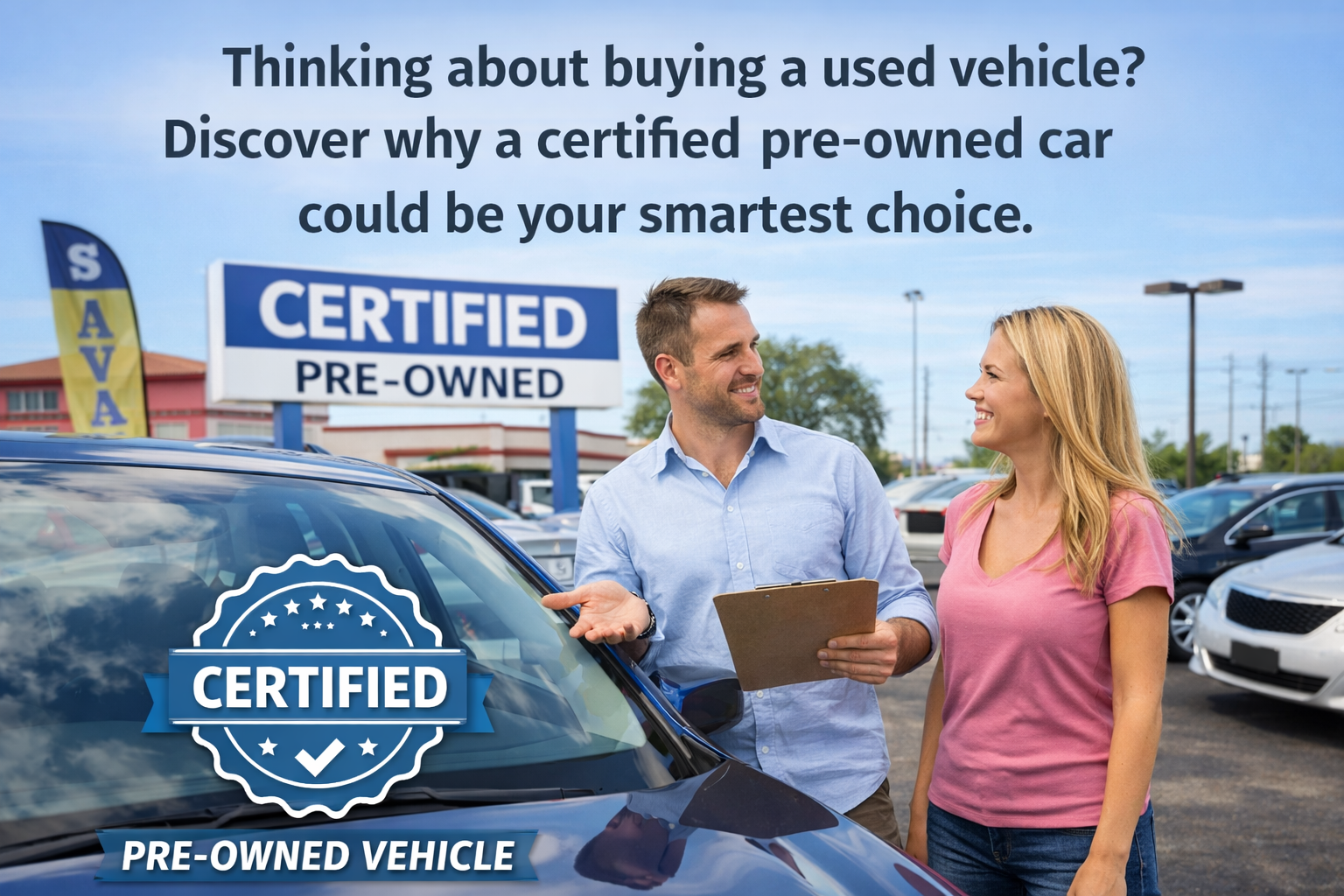 certified pre-owned used car buying guide at dealership