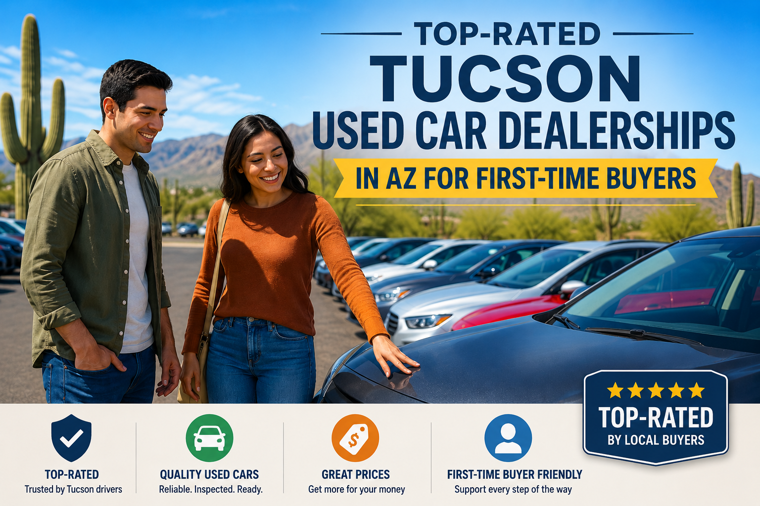 Top-Rated Tucson Used Car Dealerships in AZ for First-Time Buyers