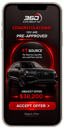 360 Auto Group pre approval offer