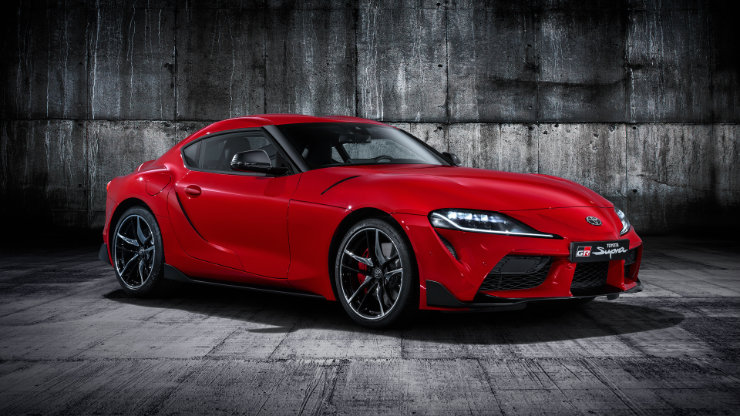 2020 Toyota Supra Sports Car Red