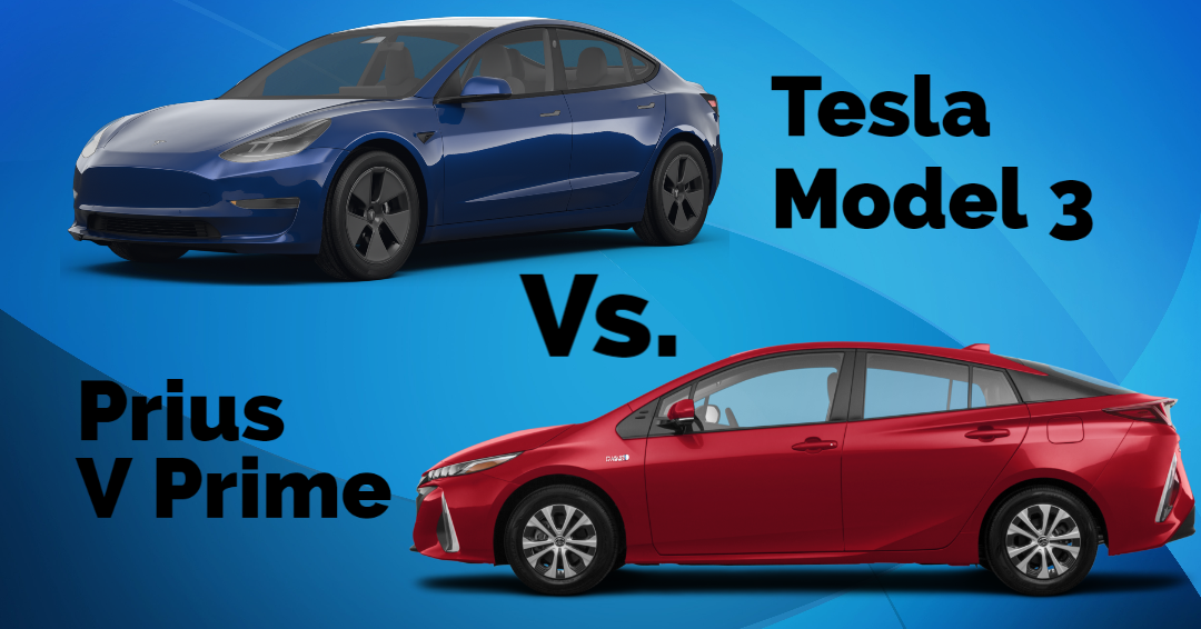 Toyota Prius V Prime Vs. Tesla Model 3