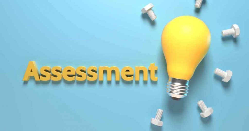 a lightbulb with the word "assessment" next to it regarding car interest rates