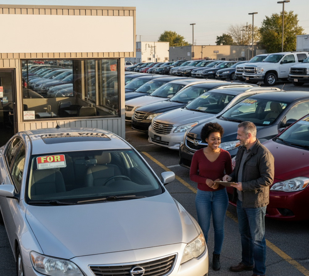 used car dealership