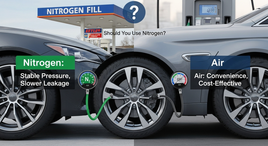 What are the Differences Between Air and Nitrogen in Tires?