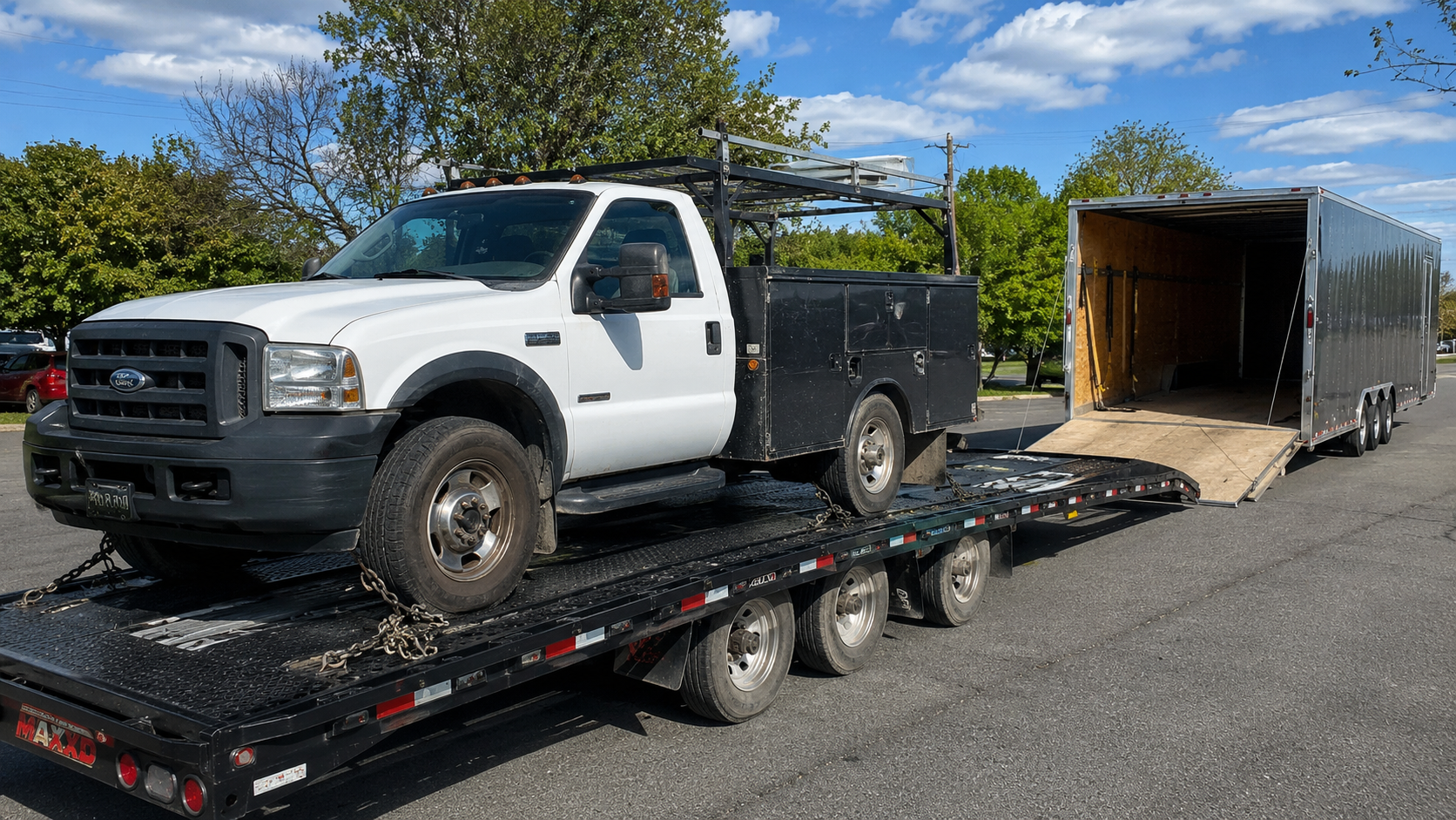 Open Transit vs. Enclosed Transit: Which Should You Choose for a Work Truck