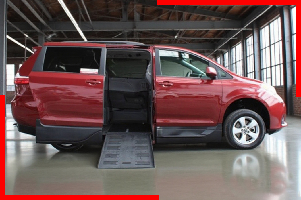 Wheelchair-accessible van with side-entry ramp in Mishawaka, Indiana