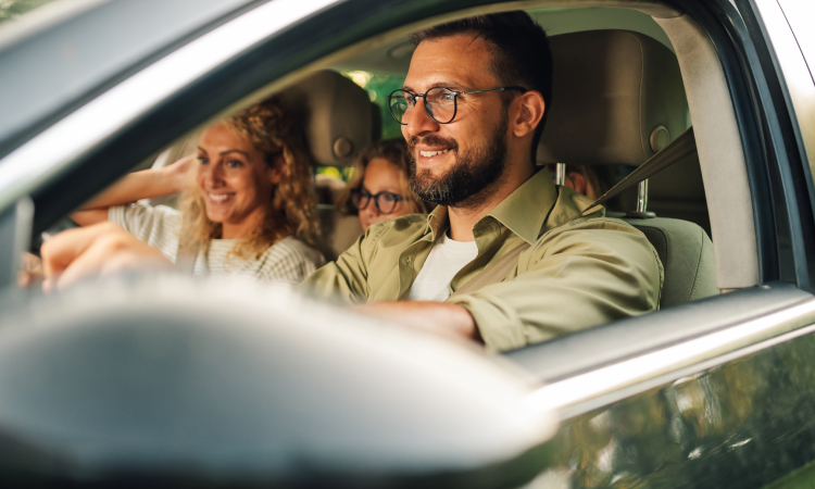 Family bring their vehicle to Carmart